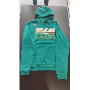 Mizuno SS Lazio Felpa Cappuccio Hoodie UOMO Teal Green Cotone FELPATO 2023 24