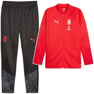 Puma Ac Milan Tuta Intera completa UOMO Rosso 2023 24 Versione Panchina