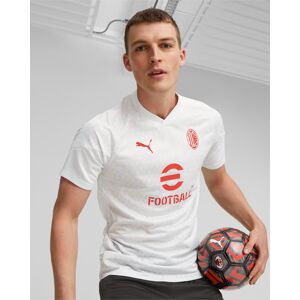 Puma Ac Milan Maglia Allenamento Training UOMO Bianco Grigio 2023 24