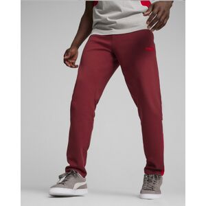 Puma Ac Milan Pantaloni tuta Pants Rosso Cotone Garzato 2024 Ftbl Archive Track