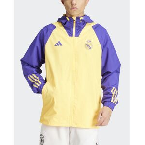 adidas Real Madrid Giacca Anti vento pioggia UOMO Giallo 2024 All weather