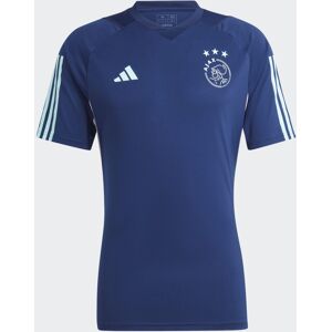 adidas Ajax Amsterdam Polo Maglia Tiro UOMO Blu 2023 24 Cotone