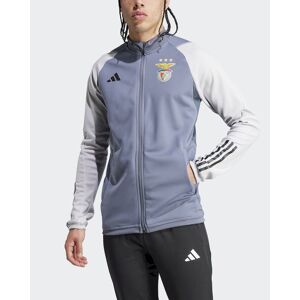 adidas Benfica Giacca Tuta allenamento UOMO Grigio con TASCHE a ZIP 2023 24