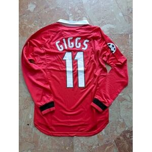 Umbro Manchester United Maglia Calcio Vintage storiche LS Rosso GIGGS 11