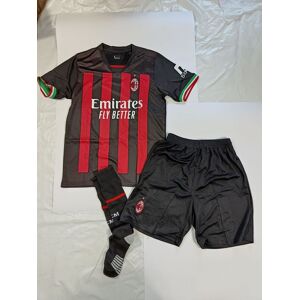 adidas Ac Milan KIT Completo Calcio 2022 23 Home maniche corte