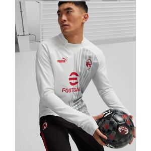 Puma Ac Milan Felpa Allenamento Training Stadium Pre match Bianco Away 2023