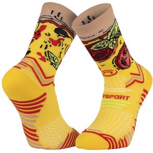 BV Sport Nutri Pizza - calzini trailrunning Yellow/Red 36/38