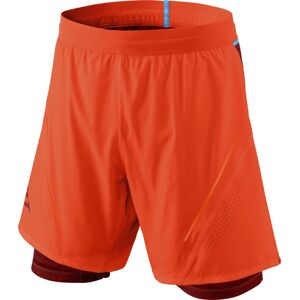 Dynafit Alpine Pro 2/1 - pantaloni trail running - uomo Dark Orange/Light Blue 52