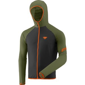 Dynafit Alpine Wind 2 - giacca trail running - uomo Black/Dark Green/Orange 52