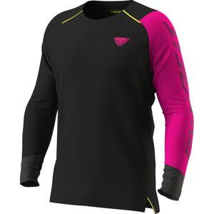 Dynafit Dna M - maglia a maniche lunghe - uomo Black/Pink S