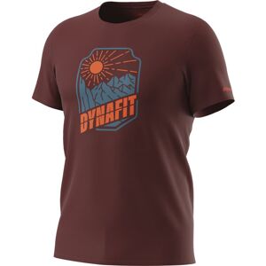 Dynafit Graphic - T-Shirt - uomo Dark Red/Red/Light Blue 46