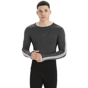 Icebreaker 200 ZoneKnit Merino - maglietta tecnica manica lunga - uomo Black L