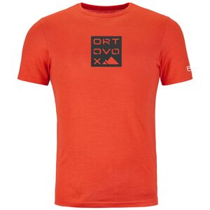 Ortovox 185 Merino Square TS M - maglietta tecnica - uomo Red S