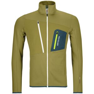 Ortovox Fleece Grid - giacca in pile - uomo Green/Blue S