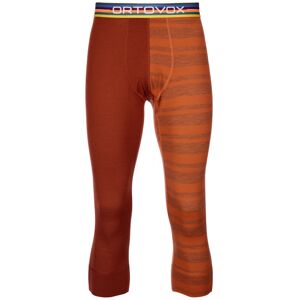 Ortovox Rock'n wool Short Pnt M - calzamaglia - uomo Orange S