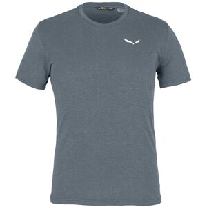 Salewa Alpine Hemp M Logo - T-shirt arrampicata - uomo Blue Grey/White 54