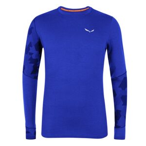 Salewa Cristallo Warm AMR - maglietta tecnica a maniche lunghe - uomo Blue 48