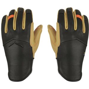 Salewa Ortles AM M Leather - guanti alpinismo - uomo Black/Yellow 8