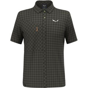 Salewa Puez Dry M S/s - Camicia A Maniche Corte - Uomo Dark Green/orange 54