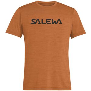 Salewa Puez Hybrid 2 Dry - T-shirt trekking - uomo Orange/Black 46