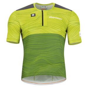 Sportful Sudtirol Giara Tee - maglia ciclismo - uomo Yellow/Green 2XS