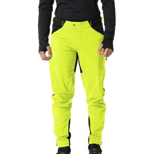 Vaude Qimsa Softshell II - pantaloni lunghi MTB - uomo Yellow/Black 2XL