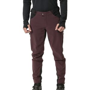 Vaude Qimsa Softshell II - pantaloni lunghi MTB - uomo Bordeaux/Black L