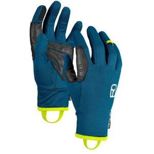 Ortovox Guanti fleece light, guanto uomo l petrol blue