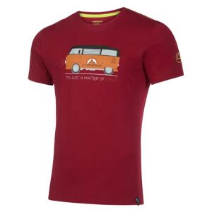 La Sportiva Intimo / t-shirt van, t-shirt uomo m sangria