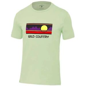 WILD COUNTRY Intimo / t-shirt heritage green-watercolor, maglietta green-watercolor s