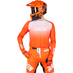 Raven Maglia Cross  Verve Bianco-Arancio