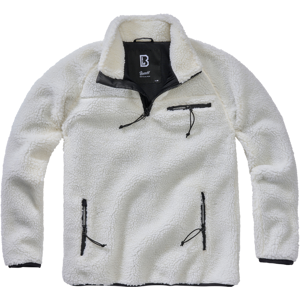 Brandit Giacca  Teddyfleece Troyer Bianca