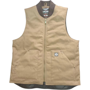 West Coast Choppers Gilet  Heavy Duty Workvest Marrone