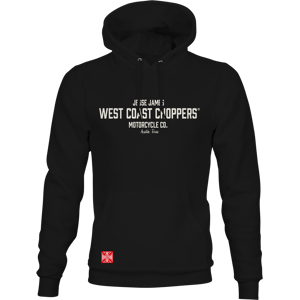 West Coast Choppers Felpa  Austin Nero-Bianco