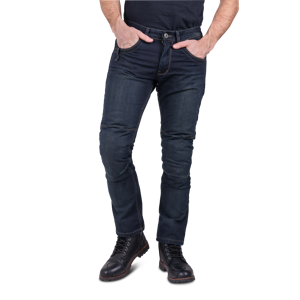 Course Jeans Moto  Drift Rinforzati in Aramide Taglio Dritto/Regolar Blu Scuro