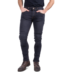 Course Jeans Moto  Norman Tapered Fit Washed Grigio Scuro