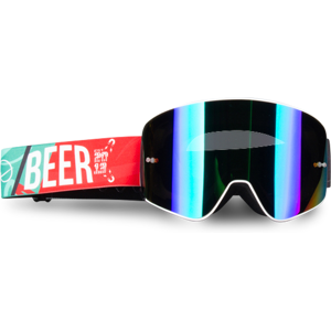 Raven Maschera Cross  Edge Magnetic Beer Lente a Specchio Verde