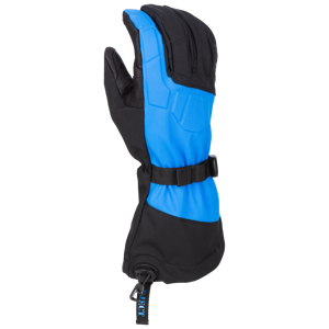 KLIM Guanti Snow  Togwotee Nero-Lemonade Blu Elettrico