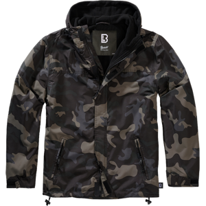 Brandit Giacca a Vento  Frontzip Camo Scuro