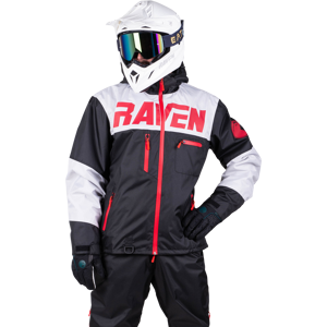 Raven Frontline Giacca Nero-Grigio-Rosso