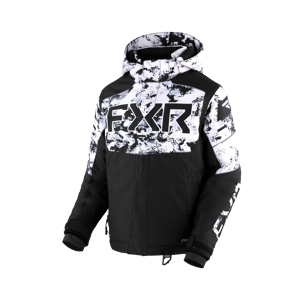 FXR Giacca Snow Bambino  Helium Nero-Bianco Camo