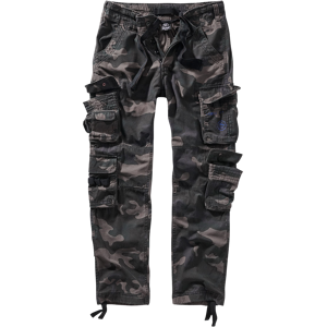 Brandit Pantaloni  Pure Slim Fit Camo Scuro