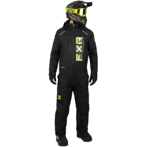 FXR Tuta  Recruit Lite Nero-Fluo