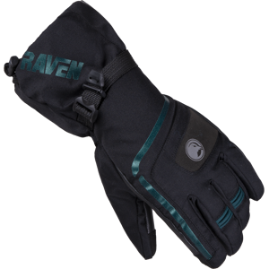 Raven Guanti  Yeti Nero-Verde Foresta