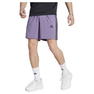 Adidas Aeroready Essentials Chelsea 3 Stripes Shorts Viola XL / Regular Uomo Viola XL