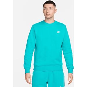 Nike Felpa Sportswear Club Fleece Turchese Uomo BV2662-345 L