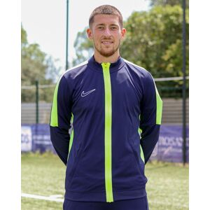 Nike Giacca sportiva Academy 23 Blu Navy e Giallo Fluorescente per Uomo DR1681-452 2XL