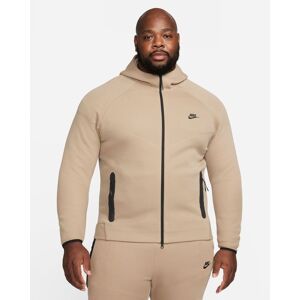 Nike Felpa con zip e cappuccio Sportswear Tech Fleece Beige Uomo FB7921-247 XS