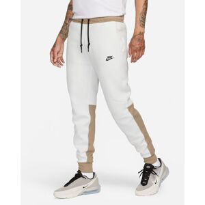 Nike Pantaloni da jogging Sportswear Tech Fleece Beige e Bianco Uomo FB8002-121 XL