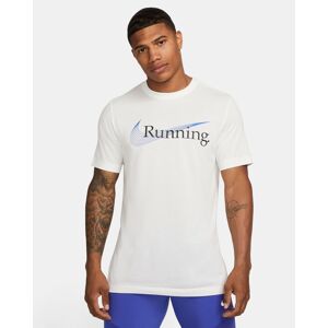 Nike Maglietta Da Running Dri-fit Bianco Uomo Fj2362-121 S